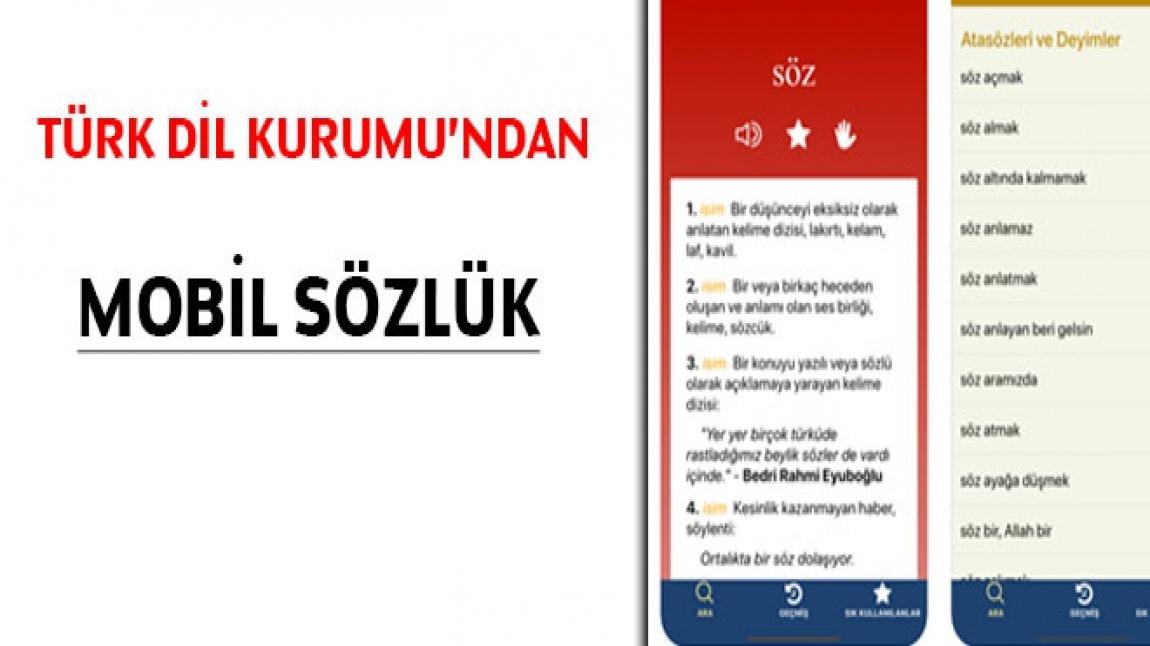 Türk Dil Kurumu'ndan Mobil Sözlük